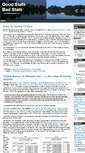Mobile Screenshot of goodstatsbadstats.com